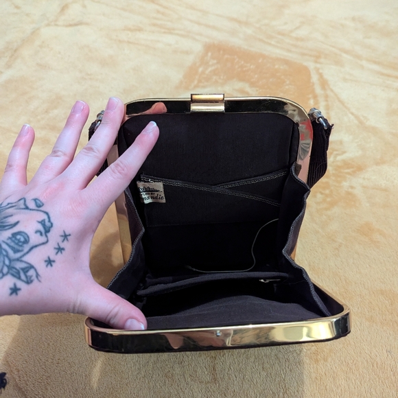 Vintage brown Normandie bag - Picture 6 of 9